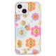 Husa Case Mate Tough Print retro flowers Apple iPhone 13 Mini, transparent (Case Mate, iPhone 13 Mini) by www.silkase.ro Husa Case Mate Tough Print retro flowers Apple iPhone 13 Mini, transparent (iPhone 13 Mini, CM047532) by www.silkase.ro